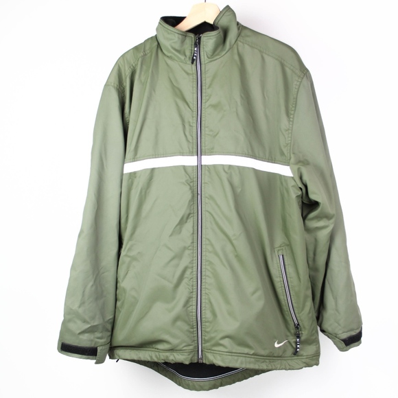 nike fleece lined jacket mens